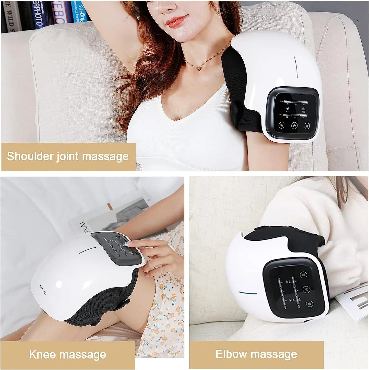 Knee Massager - Intelligente Schmerzlinderung mit Wärmemassage & Vibration